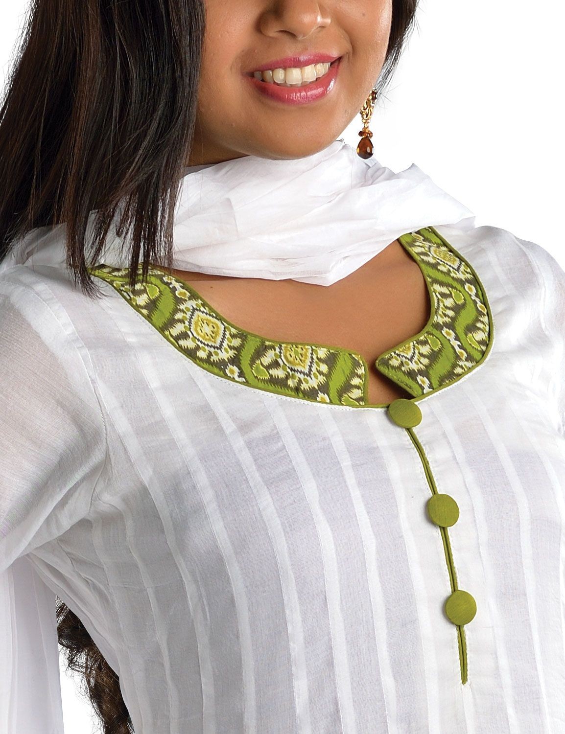 Broad neck churidar sale